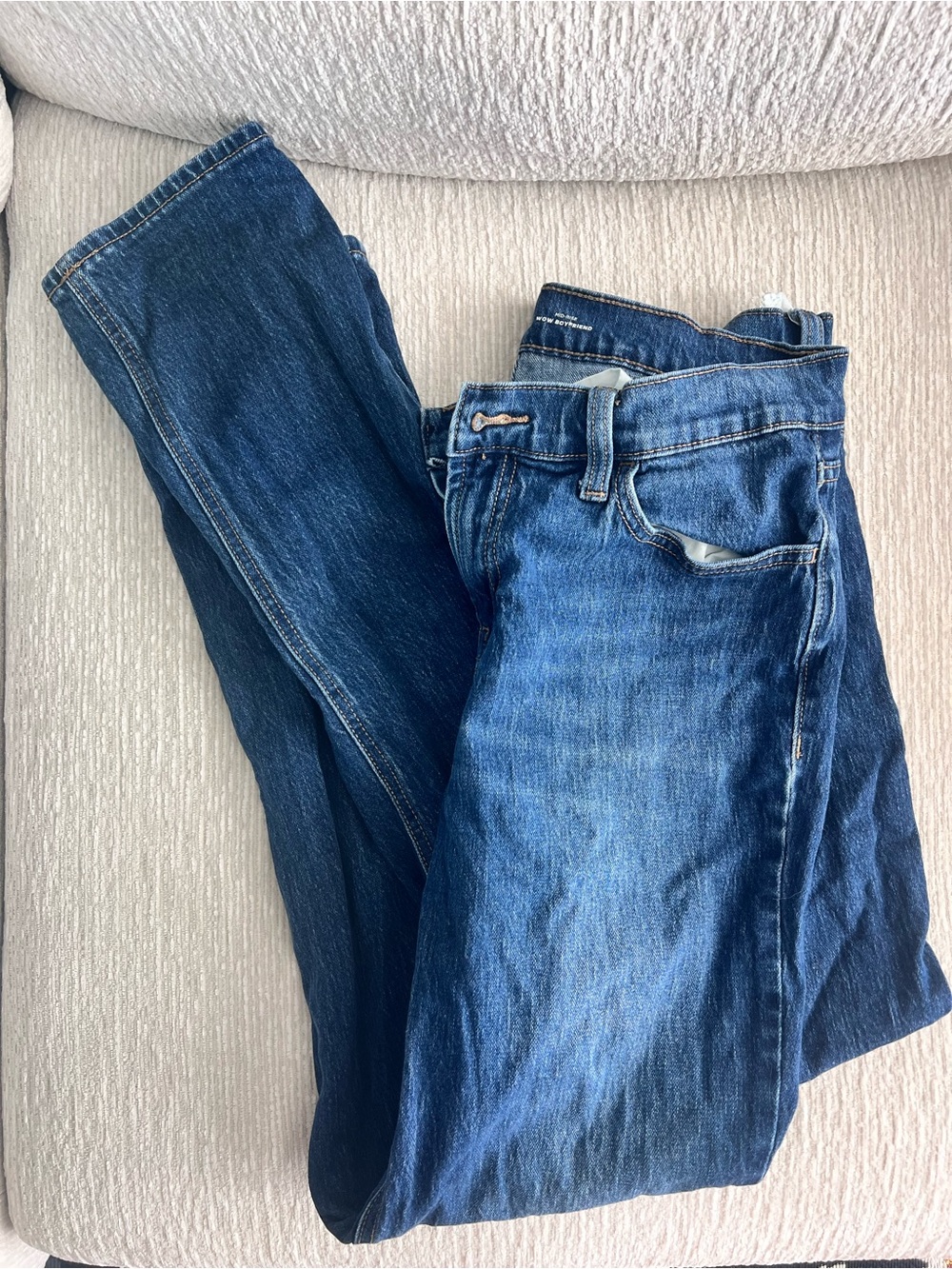 Old Navy Women's Mid Rise Wow Boyfriend Jeans